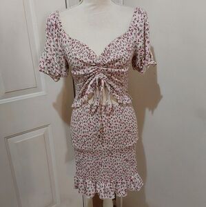🌺 NWT Revamped 2-Piece Floral Print Skirt Set